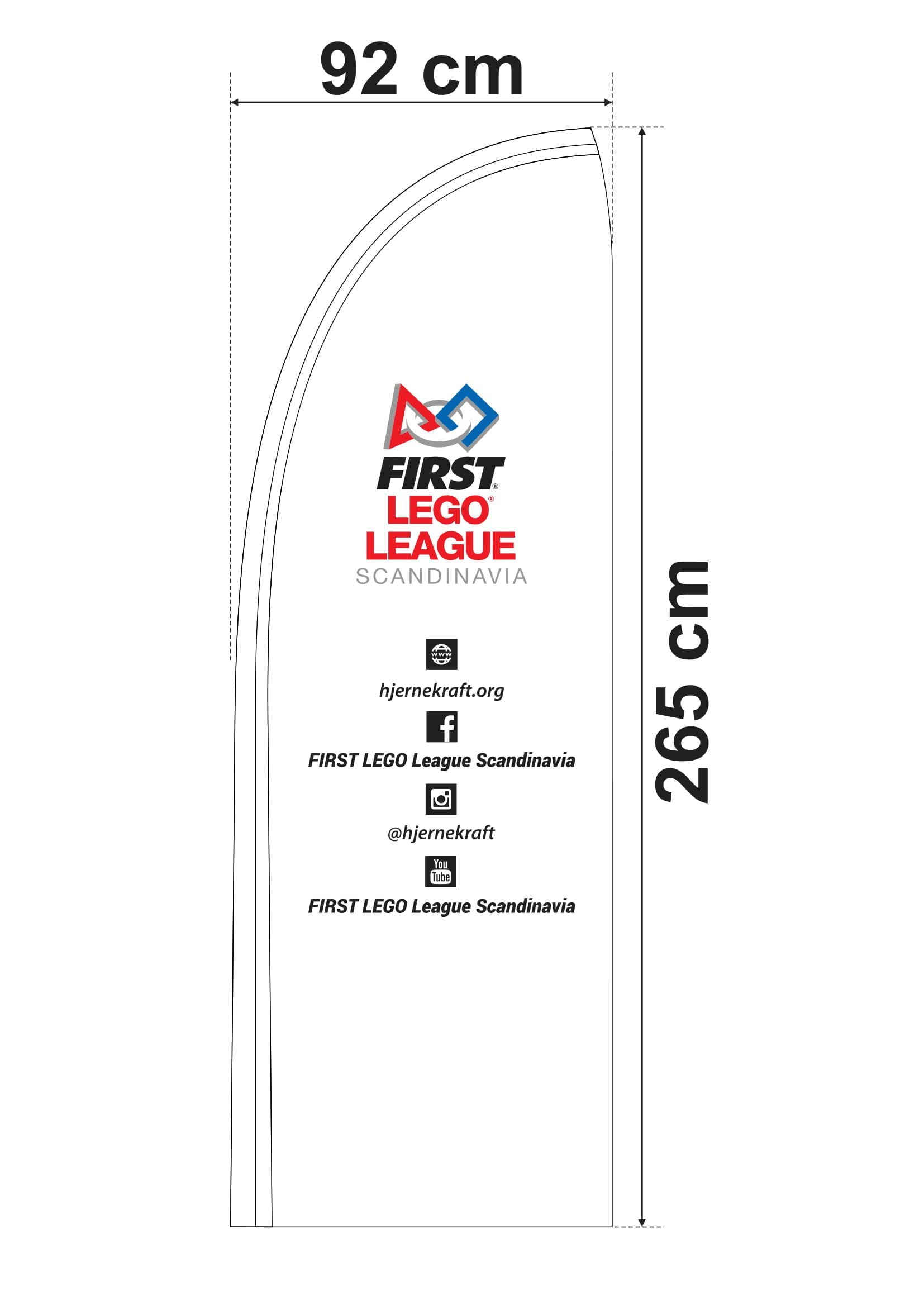 Beachflagg FIRST LEGO League